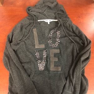 Victoria’s Secret pull over hoodie leopard